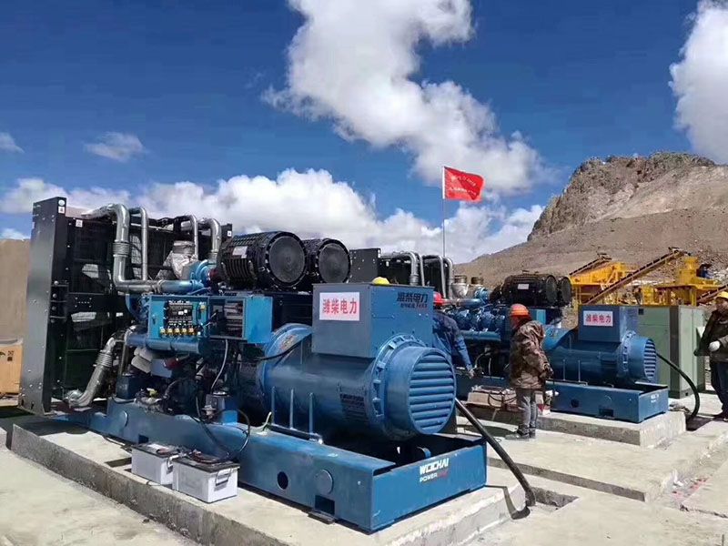 濰柴12M33發(fā)動(dòng)機(jī)組配套我公司散熱器，在5300M海拔高原地區(qū)性能優(yōu)良